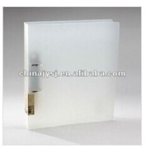 high-quality White color pp clear China 2 hole folders