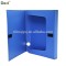 Blue and black color high-quality pp plastic lever arch clip used in office