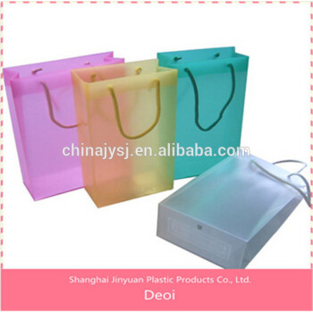 Cheap Colourful pp shoping bag/plastic gift bag