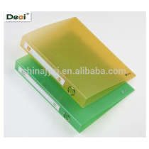 high-quality pp clear plastic binder folders with 2 rings