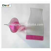 China supplier Deoi pp clear plastic vase