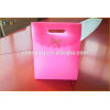 Pink durable reusable Plastic gift bag handbag
