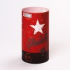 wholesale Alibaba red color eco-friendly pp plastic candle cover