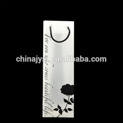 China supplier high-quality fashionable pp clear plastic gift bag for wine