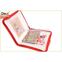 2015 latest OEM factory pp plastic clear file bag with handle