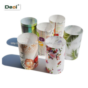 wholesale Alibaba OEM factory ecofriendly cheap pp plastic decorative candle cover used for candles