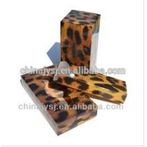 Customized pvc plastic school pencil cases for pupil with leopard