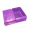 whosale Alibaba eco-friendly purple color pp plastic packing box for shoes