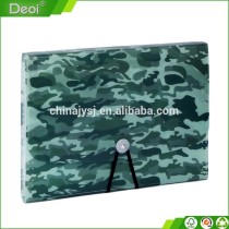 China supplier high-quality pp plastic camouflage expanding file case office supplies