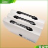 China supplier custom made pp plastic frosted pp clear pencil case with handle