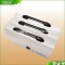 China supplier custom made pp plastic frosted pp clear pencil case with handle