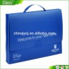 high-quality ecofriendly Deoi custom made pp plastic blue color pencil case with handle