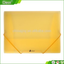 Eco-friendly colorful pp material portfolio bag office supplies opaque Polypropylene A3 A4 A5 size file box