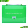 custom logo printing pp expanding office supplies file bag Polypropylene plastic file box with lock and handle