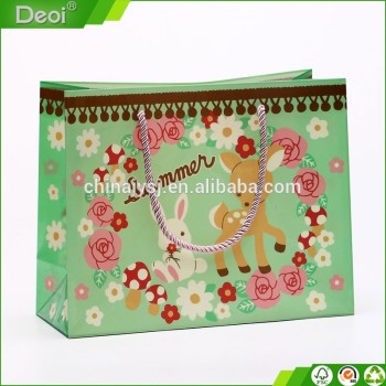 customized recycled pp palstic shopping hand bag