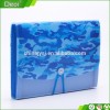 fashionable transparent high-quality pp plastic expanding file case office supplies