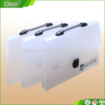 pp A4 white semitransparent frosted document file box