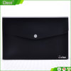 A4 Document Bag With Button, Plastic Waterproof File Pocket