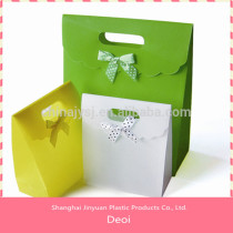 2015 Popular Europe America Plastic Christmas Cute Gift bags with Bowknot