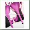 Custom car document folder made of Fresh PP A4 size transparent colored plastic folder with high heeled Shoes printing