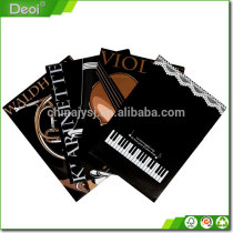Piano Style Fresh polypropylene material 0.2 mm A3 A4 FC size waterproof L shape PP plastic folder made in Shanghai OEM factory