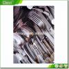 Most popular colorful printed office supplies frosted transparent pp portfolio clear file for custom design