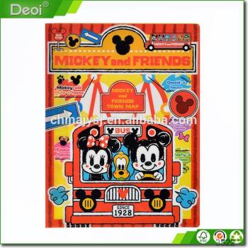 Office Stationery document manufacture pp cartoon book slipcase transparent full printing