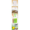 Recycle colorful a4 pu portfolio with 3 ring binder
