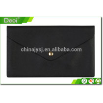 Luxury Black PVC Bill Paper Pocket