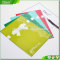 Factory A4 custom printing plastic l shape folders,pp l shape folder