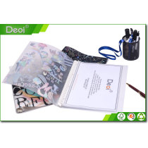 Eco-friendly Office Cheap Plastic a4 pp Soft Cover display file books with inner 100 sheets protector pockets