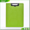 A4 size colored pp material office use clip boards, wholesale clip board, writing clipboard