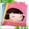Transparent Cartoon Girl PP/PVC Floder Case A4 File Bags Plastic Pocket Folders Document Bags Envelope Buckle