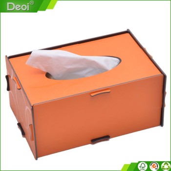 Made in China hotsale OEM factory eco-friendly portable decorative pp plastic tissue box