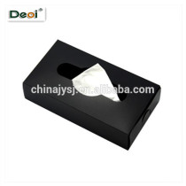 China supplier high-quality pvc plastic black color table tissue box