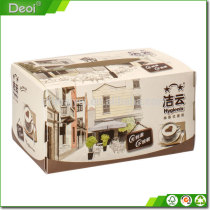 Wholesale 100% plastic 0.45mm pp facial tissue box and tissue holder