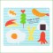 Hotsale new products customized ecofriendly portable pp plastic kitchen cutting mat