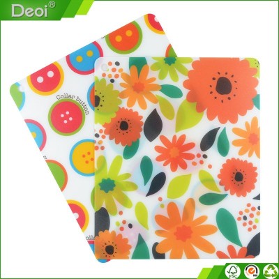 China supplier OEM factory custom made ecofriendly portable pp plastic kitchen cutting mat