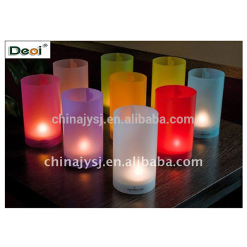 best-selling romantic christmas colorful transparent plastic eco-friendly heat-resistant candle cover/lamp shade