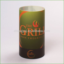 2015 best-selling romantic Christmas colorful transparent plastic eco-friendly heat-resistant candle cover/lamp shade