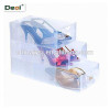 plastic clear shoe box