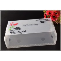 customized pp clear plastic shoe box with printing