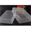 customized pp clear plastic shoe box with high quality