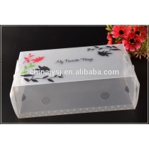 hotselling products high quality pp clear twill plastic shoe box with pattern