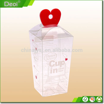 2015 Hot-selling Customized Transparent Plastic Christmas Gift Packing Boxes with Printing