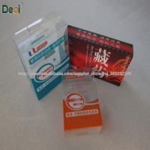 China supplier OEM factory high-quality pvc plastic packing box used for skin care products packing