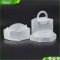 custom made eco-friendly pp clear frostd plastic packing box for cakes