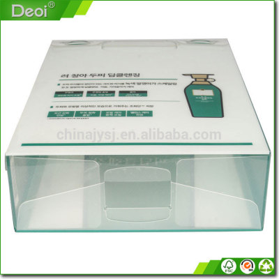 hot wholesale pp plastic packaging box clear small gift pvc packing box with any logo printing