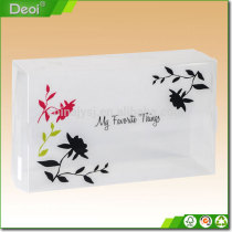 Hot selling eco-friendly custom printing white pp plastic foldable frost pp boxes