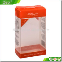 PP/ PVC PET double Transparent pvc cases display custom plastic boxes which made in professional OEM manufactory